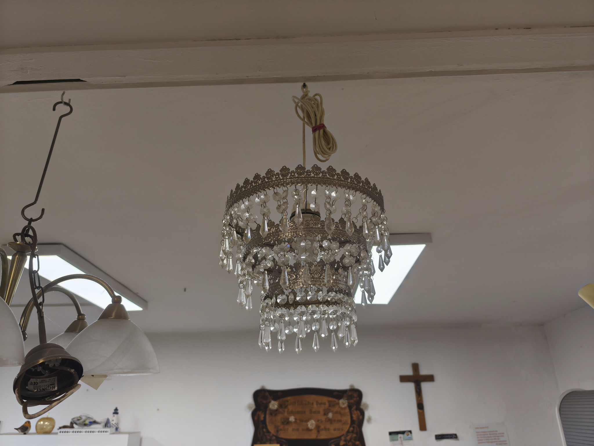 OB-Sterkrade Deckenlampe Kristalll&uuml;ster Deckenlampe Kristalll&uuml;ster