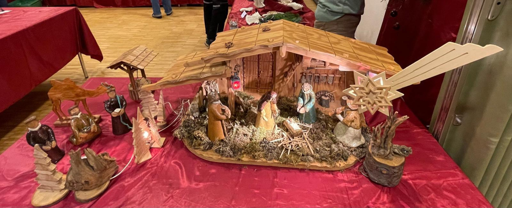 OB-Sterkrade Weihnachtskrippe mit Beleuchtung Weihnachtskrippe mit Beleuchtung