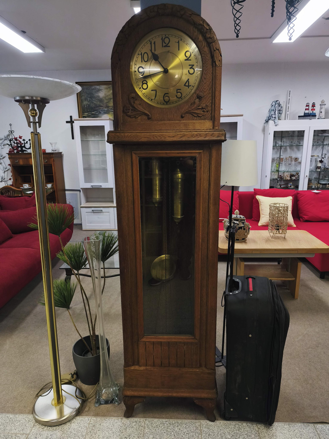 Diverses Eichen-Standuhr