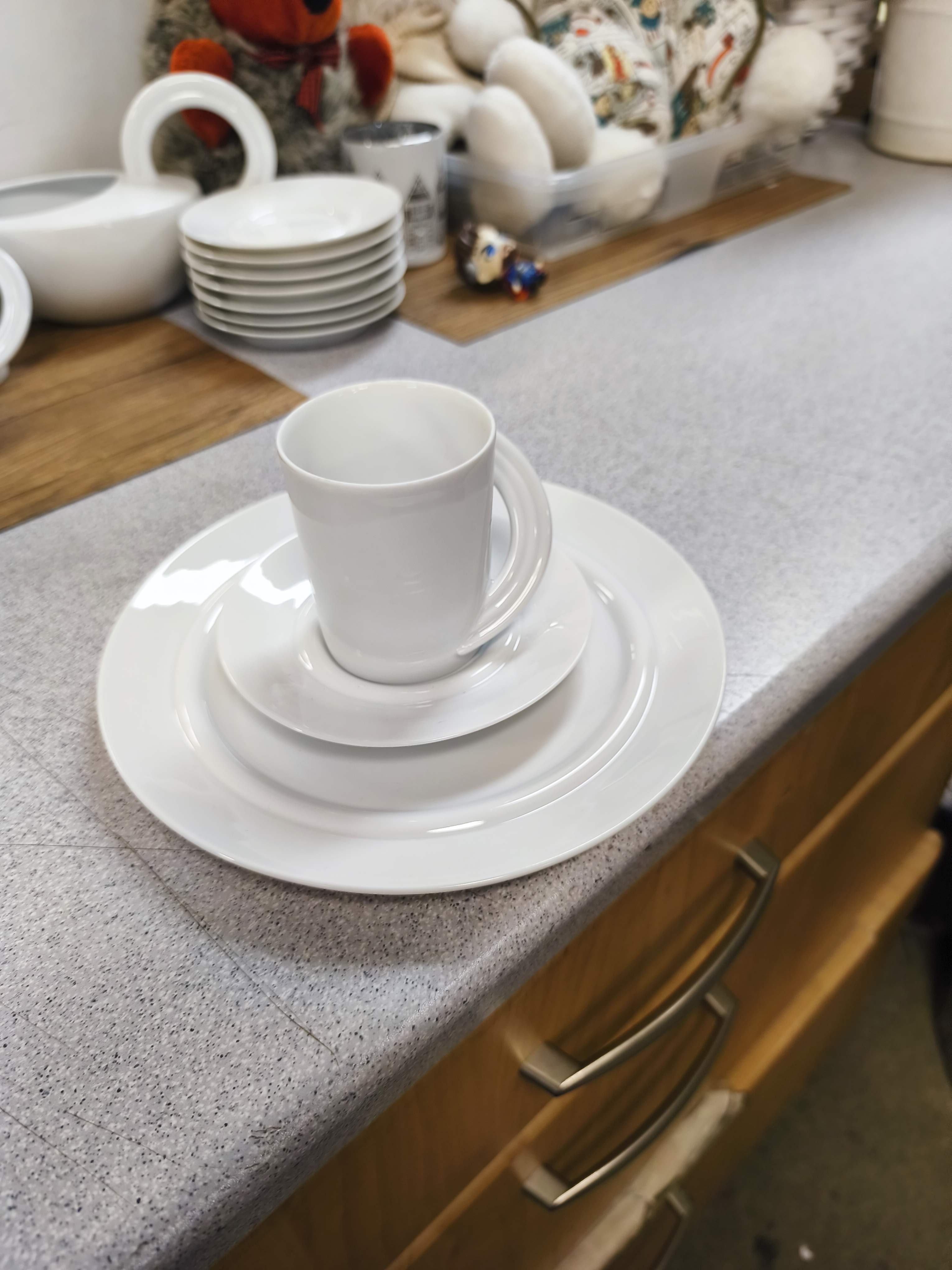 Rosenthal Cupola Weiß für 8 Personen
