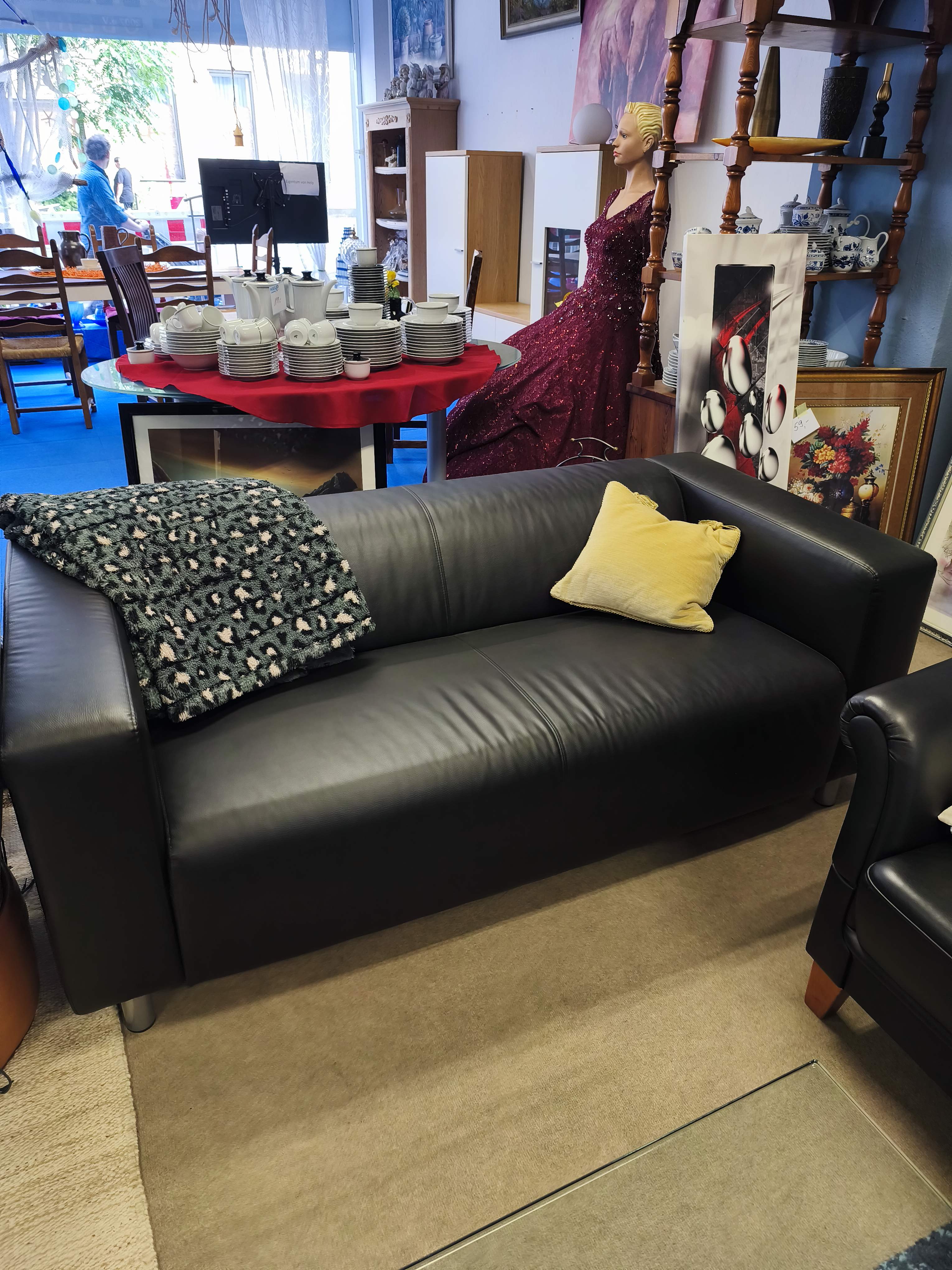 2er Ledersofa